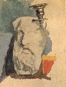 Mikhail Vrubel Still life with a Plaster mask and a sconce oil painting picture wholesale